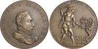 Frankreich Bronzemedaille 1572 (spätere Prägung) Karl IX. 1560-1574 CH UNC
