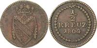 Baden-Durlach 1/2 Kreuzer Karl Friedrich 1738-1806 -