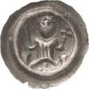 Halberstadt Brakteat. - Bischöfliche Prägungen Ludolf I. 1236-1241, Meinhard und Ludolf II. 1241-1255 oder Volrat 1255-1296 -