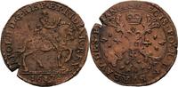 Niederlande Bronze-Rechenpfennig Karl II. 1665-1700 -