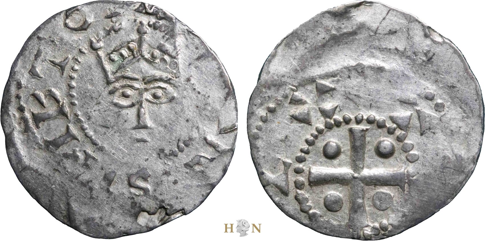 Nederland | Heilige Roomse Rijk penning | Pfennig 1014-1024 n.Chr ...