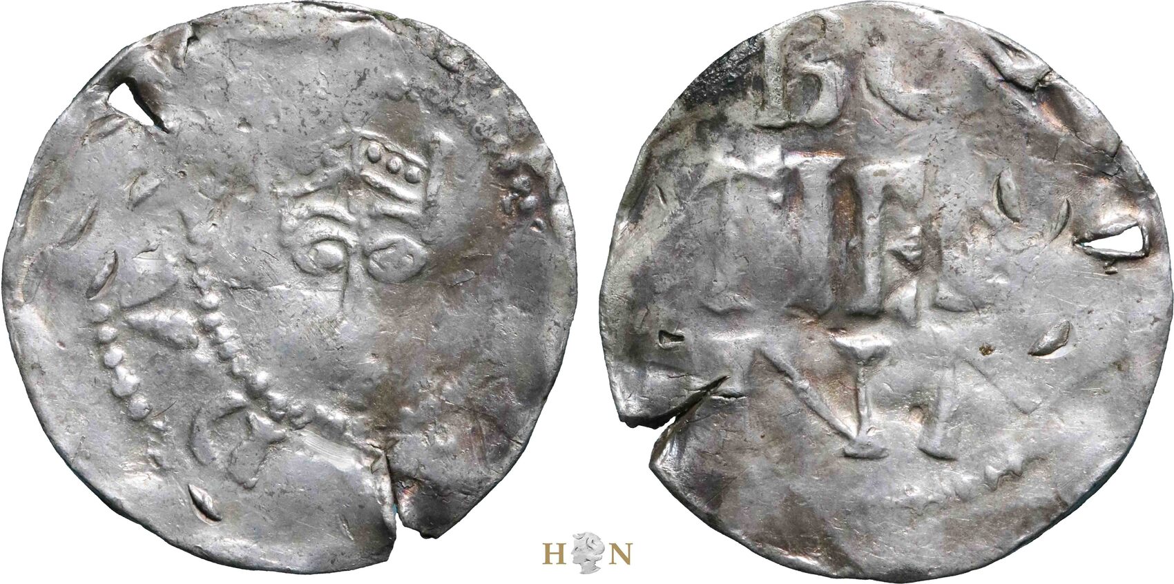 Nederland | Heilige Roomse Rijk penning | Pfennig Koenraad II, als ...