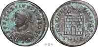 Roman Empire follis Constantine II as Caesar (316-337), Cyzicus, RIC 26, scarce, -
