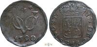 1/2 duit 1790 n.Chr. Nederland Verenigde Oost-Indische Compagnie, Provincie Gelderland, Harderwijk, Pr