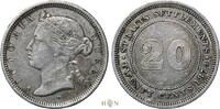 Straits Settlements 20 cent Victoria (1837-1901), Birmingham, very rare, -