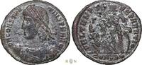 Roman Empire follis Constantius II as Caesar (324-337), Constantinople, RIC 81var, rare, -