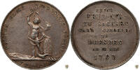 Sachsen Medaille Anton zur Geburt des Prinzen Friedrich August am 18. Mai -