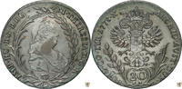 Österreich 20 Kreuzer Maria Theresia Hall -