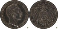 Preussen 3 Mark Wilhelm II. -