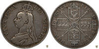Großbritannien Double Florin Victoria (Jubilee Head) -