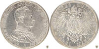 Preussen 3 Mark Wilhelm II. in Uniform -