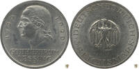 Weimarer Republik 3 Reichsmark Gotthold Ephraim Lessing -