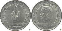 Weimarer Republik 3 Reichsmark Schwurhand -