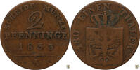 Preussen 2 Pfennig Friedrich Wilhelm III. -