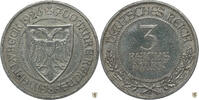 Weimarer Republik 3 Reichsmark 700 Jahre Reichsfreiheit der Stadt Lübeck -