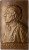 Erster Weltkrieg Einseitige Bronzeplakette Haeseler, Gottlieb Graf von +1836 Harnekop, +1919 Harnekop. -
