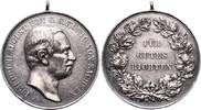 Sachsen-Albertinische Linie Tragbare Silbermedaille Friedrich August III. 1904-1918. -