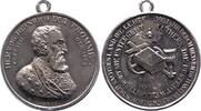 Sachsen-Albertinische Linie Tragbare Zinnmedaille Friedrich August II. 1836-1854. -