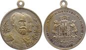 Anhalt-Dessau versilberte Bronzemedaille Friedrich I. 1871-1904. -