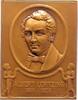 Musiker Einseitige Bronzeplakette Lortzing, Albert Gustav *1801 Berlin, +1851 Berlin, Komponist der Frühromantik, Hauptvertreter des deutschen Singspiels. -