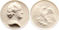 Personenmedaillen Porzellanmedaille Goethe, Johann Wolfgang von *1749 Frankfurt, +1832. -