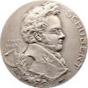 Musiker Silbermedaille Schubert, Franz Peter *1797 Lichtenthal bei Wien, +1828 Wien. -