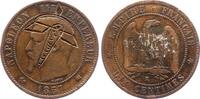 Frankreich 10 Centimes Napoleon III. 1852-1870. -