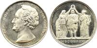 Personenmedaillen Versilberte Bronzemedaille Goethe, Johann Wolfgang von *1749 Frankfurt, +1832. -