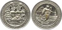 Sachsen-Albertinische Linie Versilberte Bronzemedaille Albert 1873-1902. -