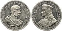 Sachsen-Albertinische Linie Zinnmedaille Albert 1873-1902. -