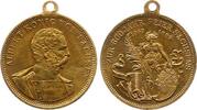 Sachsen-Albertinische Linie Bronzemedaille Albert 1873-1902. -