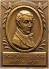 Musiker Einseitige Bronzeplakette Weber, Carl Maria von *1786 Eutin, +1826 London. -