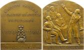 Belgien-Königreich Bronzeplakette Allgemein 1000-2000. -