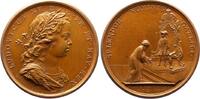 Frankreich Bronzemedaille Ludwig XV. 1715-1774. -