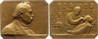 Medicina in nummis Bronzeplakette Martin, Claude *1843 St. Etienne, +1911 Lyon, französischer Zahnarzt in Lyon, Spezialist für Kiefernchirurgie. -