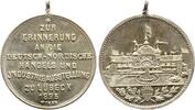 Lübeck-Stadt Tragbare versilberte Bronzemedaille -
