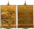 Medicina in nummis Tragbare Bronzeplakette Derneville, Albert, Belgischer Pharmazeut. -
