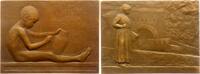 Kunstmedaillen Bronzeplakette Yencesse, Ovide -