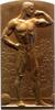Kunstmedaillen Einseitige Bronzeplakette Weinberger, Anton -