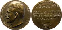 Bronzegussmedaille 1924 Sachsen-Leipzig, Stadt Medaillen von Felix Pfeifer. Vorzüglich