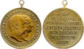 Sachsen-Albertinische Linie Bronzemedaille Albert 1873-1902. -