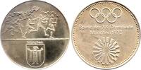 Silbermedaille 1972 Olympiade Olympische Spiele München 1972 Dunkel angelaufene Stelle, winzigste Kratzer, vorzüglich +