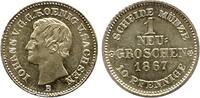 Sachsen-Albertinische Linie Neugroschen Johann 1854-1873. -