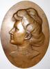 Kunstmedaillen einseitige Bronzegussmedaille Steidle, Alfred -