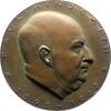 Musiker Einseitige Bronzegussmedaille Hindemith, Paul *1895 Hanau, *1963 Frankfurt, Komponist. -