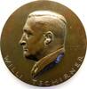 Drittes Reich einseitige Bronzegussmedaille Allgemein -