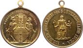 Lucka, Stadt (Thüringen) vergoldete Bronzemedaille -