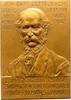 Personenmedaillen Einseitige Bronzeplakette Dettelbach, Joh. Bapt. *1803 Wiener Neustadt, +1887 Graz. -