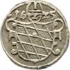 Bayern Einseitiger 1/2 Kreuzer Maximilian I., als Kurfürst 1623-1651. -