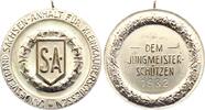 Schützenmedaillen versilberte Bronzemedaille Ohne Ort -